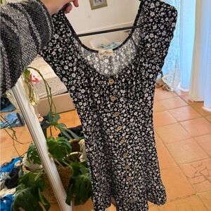 Derek Heart Black and White Floral Dress